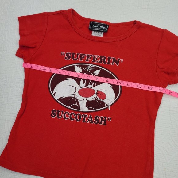 Y2k '03 Sylvester Shirt kids 6/7 - Picture 6 of 8